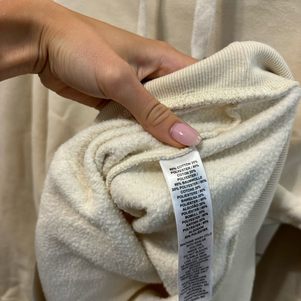 Taylor Swift The Era’s Tour Hoodie Sweatshirt Cream - Picture 6 of 7